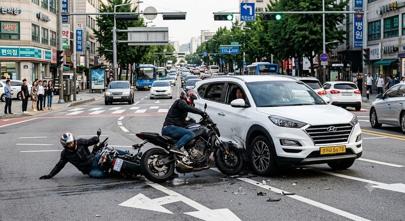 우회전 사고, 경찰은 '단순 범칙금'...대법원은 '명백한 범죄' 기사 관련이미지