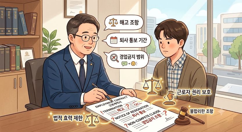 "월급 40일치 줄게, 나가" 계약서 믿고 해고, 법적 효력은? 기사 관련이미지