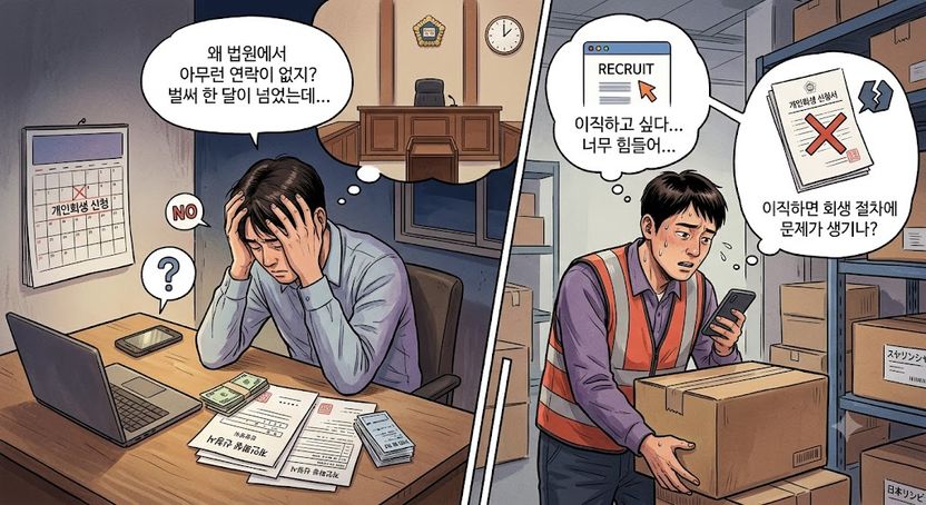 개인회생 신청 후 한 달째 '무소식'…이직해도 괜찮을까? 기사 관련이미지