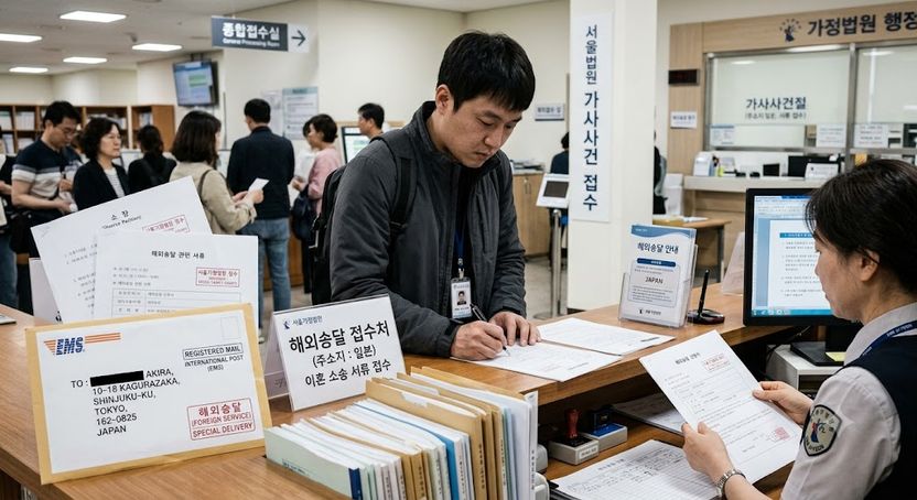 연락 끊은 일본인 아내, 주소 아는데 공시송달 이혼 되나요? 기사 관련이미지