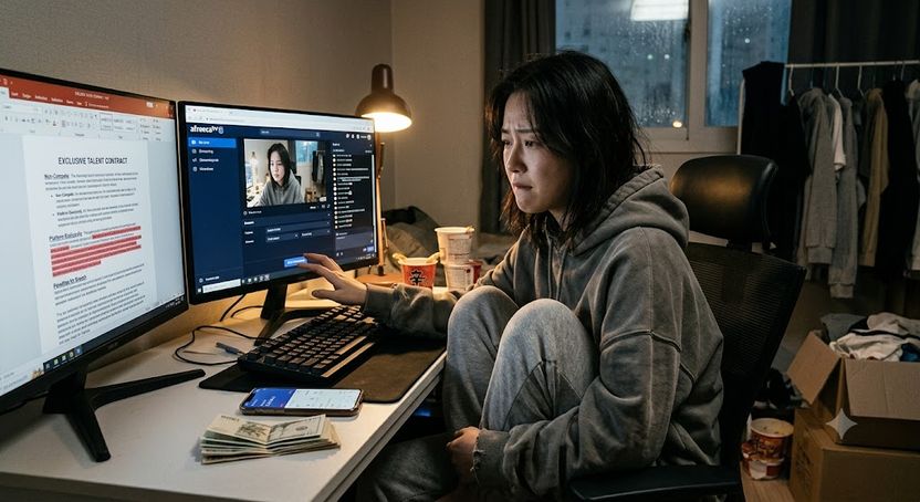 소속사가 일 안 주는데…생계 위해 다른 방송 켜면 계약 위반일까? 기사 관련이미지