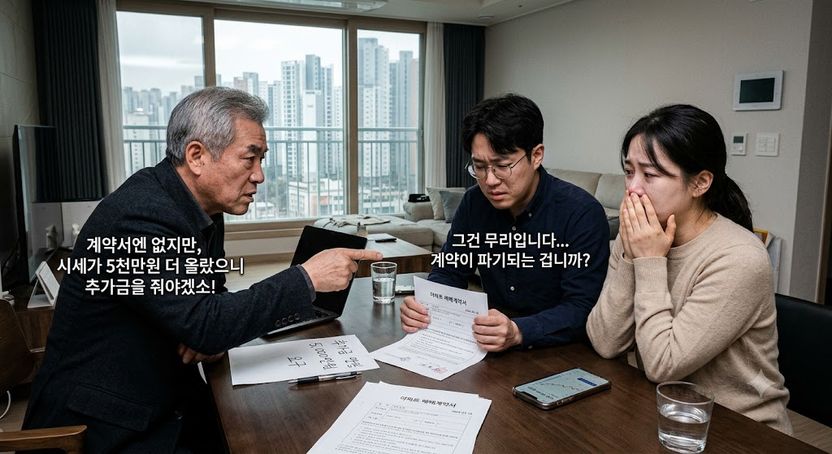 집값 오르자 '없던 돈' 요구하는 집주인, 중도금 냈는데 계약 파기될까요? 기사 관련이미지