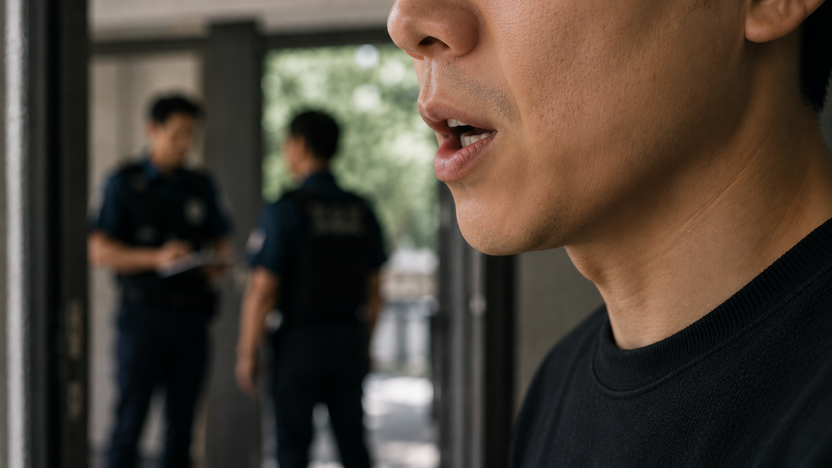 입모양만 보고 "경찰 욕했다"…증거 없는데 정식재판, 무죄 가능할까? 기사 관련이미지