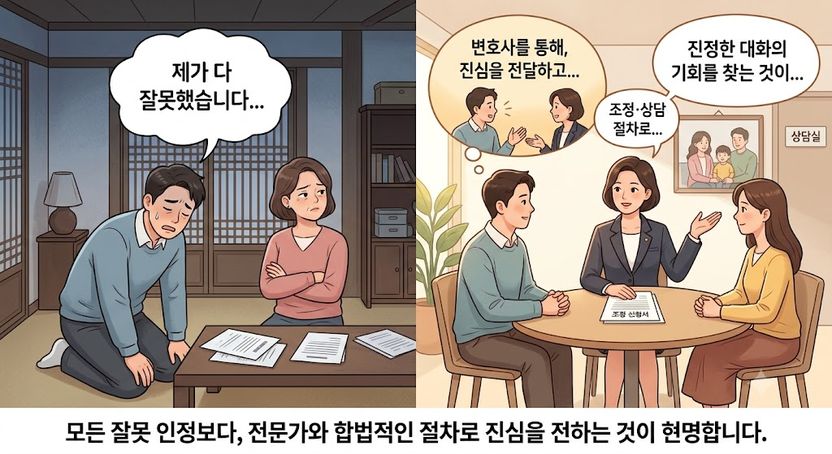 아내 마음 돌리려 이혼사유 다 인정하겠다는데…변호사들 “최악의 수” 말리는 이유 기사 관련이미지