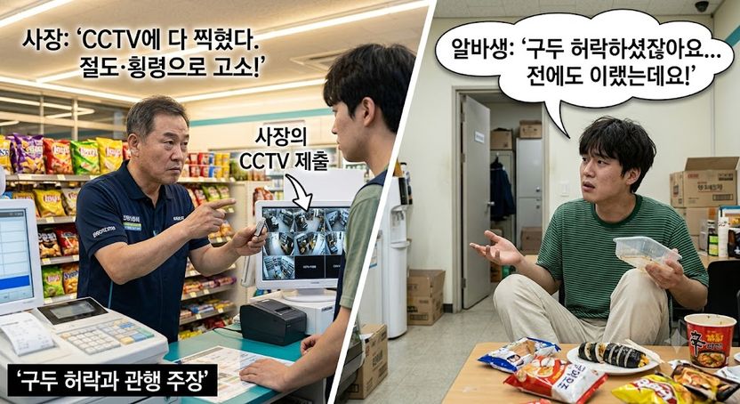 매장 음식 먹은 알바생, 사장이 '업무상횡령'으로 고소…유죄일까? 기사 관련이미지