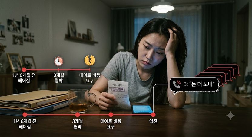 '때려서 미안' 카톡만 남기고 헤어진 전 남친, 1년 반 지나 고소될까? 기사 관련이미지