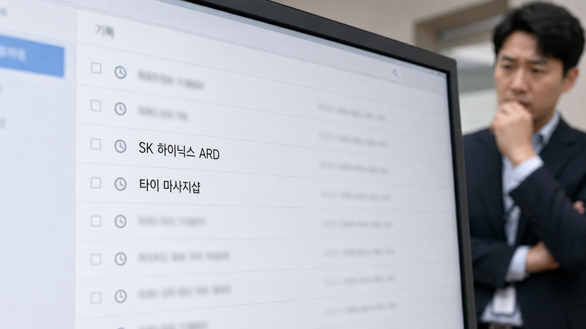 하이닉스 검색하려다, 대표님의 '타이 마사지' 검색 기록 발견...은폐하면 처벌 받나? 기사 관련이미지