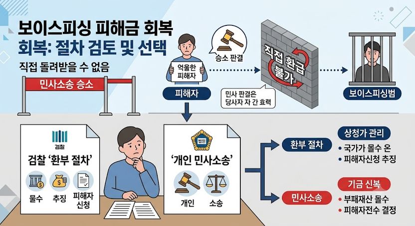 검찰이 압수한 사기꾼의 가상자산, 민사소송 이기면 돌려받을 수 있나요? 기사 관련이미지