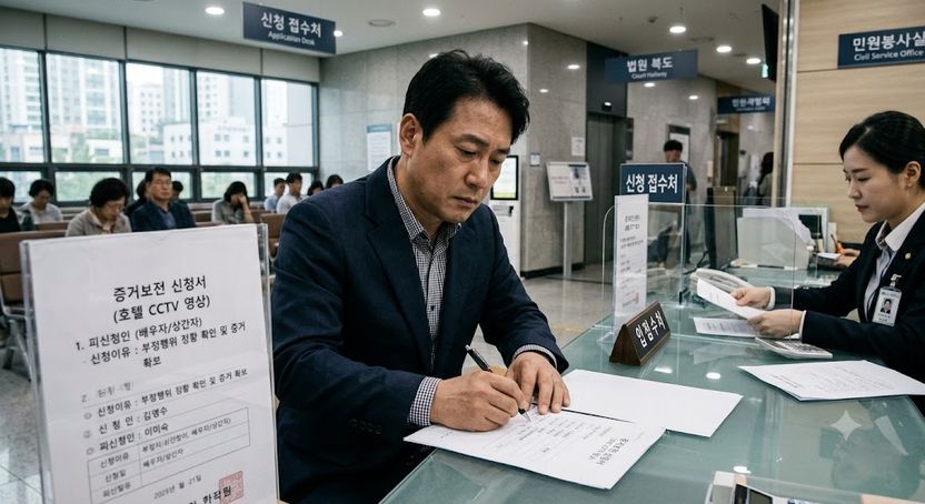 배우자가 상간남과 호텔 간 날, CCTV 삭제되기 전에 확보할 수 있을까? 기사 관련이미지