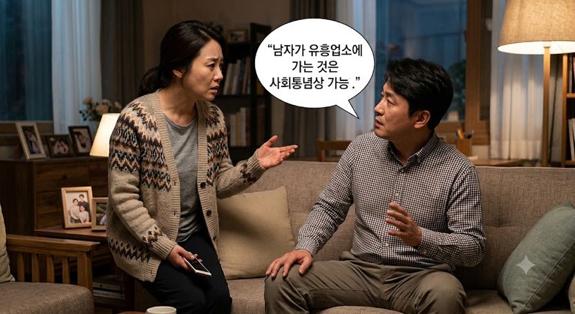 “남자가 유흥업소 가는 건 사회 통념” 2차 시인한 남편, 녹취록으로 이혼 될까? 기사 관련이미지