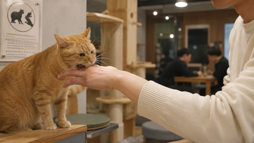 '물려도 책임없음' 안내문 있는데…고양이 카페 물림사고, 주인 책임 없나요? 기사 관련이미지