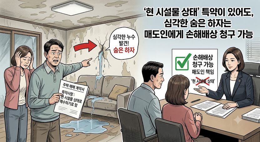 집 샀더니 수리비 1900만원…잔금 전 본 누수, 매도인 주장대로 책임 없을까? 기사 관련이미지