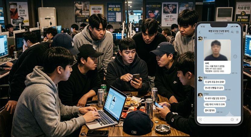 “만나면 선빵칠 것” 단톡방서 집단폭행 모의, 실제 공격 전에 고소 되나? 기사 관련이미지