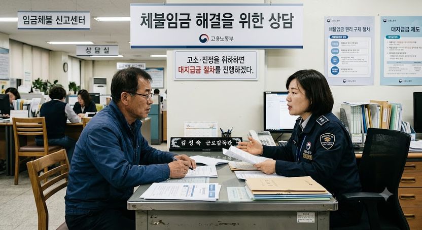 '고소 취하해야 대지급금 준다'는 근로감독관 말, 믿고 따라도 될까? 기사 관련이미지
