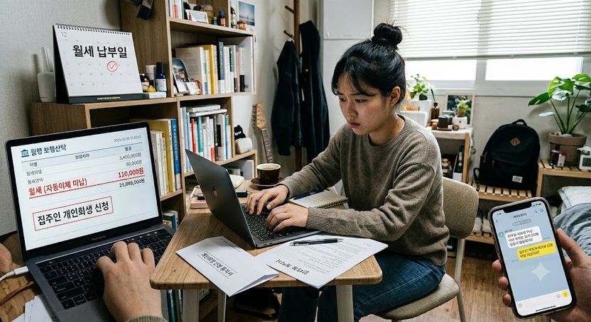 집주인 부부 중 한 명이 개인회생…월세 안내고 버티는데, 보증금 5000만원 지킬 수 있나 기사 관련이미지