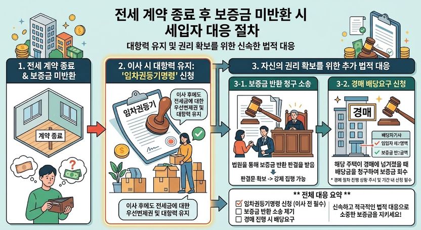 계약 끝났는데 집주인은 빈털터리…다른 세입자가 먼저 압류 걸었는데, 내 보증금 1억은? 기사 관련이미지