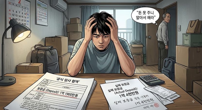 전세금 1억4천인데 계약서는 1억1900만원…'다운계약서' 썼다가 돈 떼일 위기, 기사 관련이미지