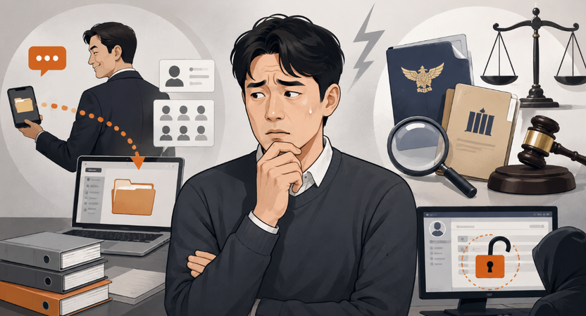 퇴사한 동료 부탁으로 직장 자료 전달…업무상 배임 성립할까 기사 관련이미지