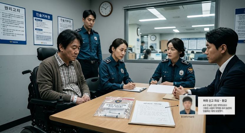 인슐린 주사를 '마약 운전'으로 허위 신고…자취방 물건까지 훔쳐 간 지인, 처벌될까? 기사 관련이미지
