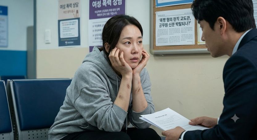 상습 폭행 교도관 남친, ‘이 판결’ 받으면 자동 퇴직된다는데…가능할까? 기사 관련이미지