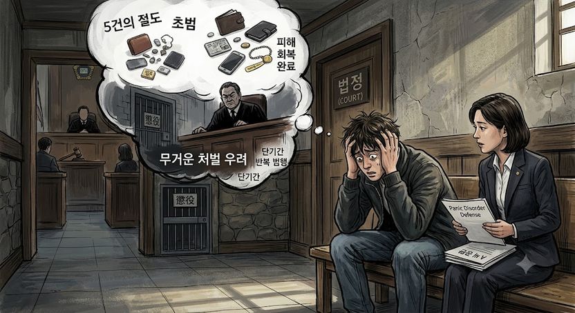 공황장애 때문에 5번 훔쳤습니다…훔친 물건 다 돌려줬는데, 기소유예 가능할까요? 기사 관련이미지