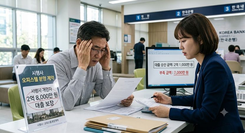 시행사 "2.8억 대출 보장" 믿었는데…7천만원 부족, 분양 계약 해지될까요? 기사 관련이미지
