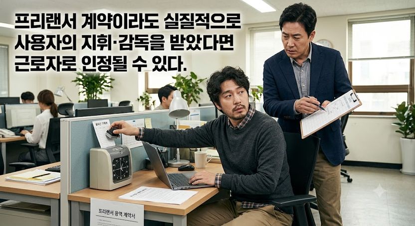 계약서는 프리랜서인데 출퇴근 지시…'내일부터 나오지 마' 구두 통보, 부당해고일까? 기사 관련이미지