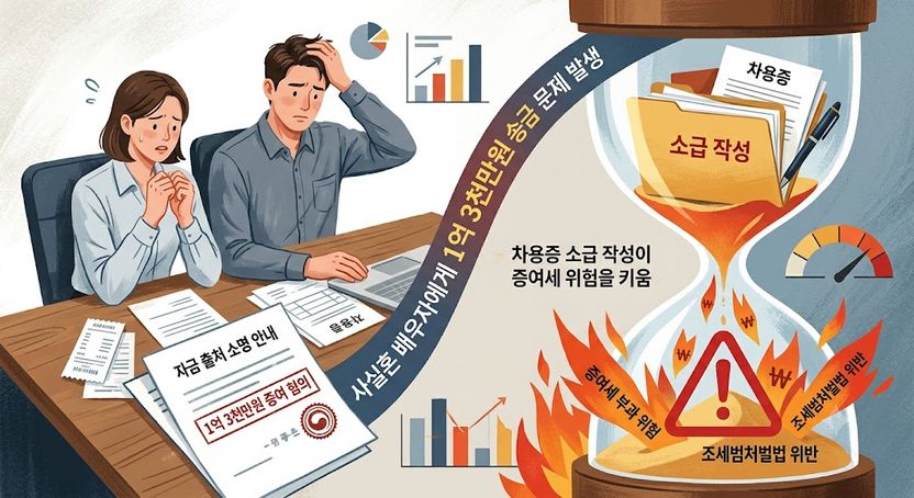 사실혼 배우자에게 보낸 1.3억, 차용증 없는데 증여세 내야 하나요? 기사 관련이미지