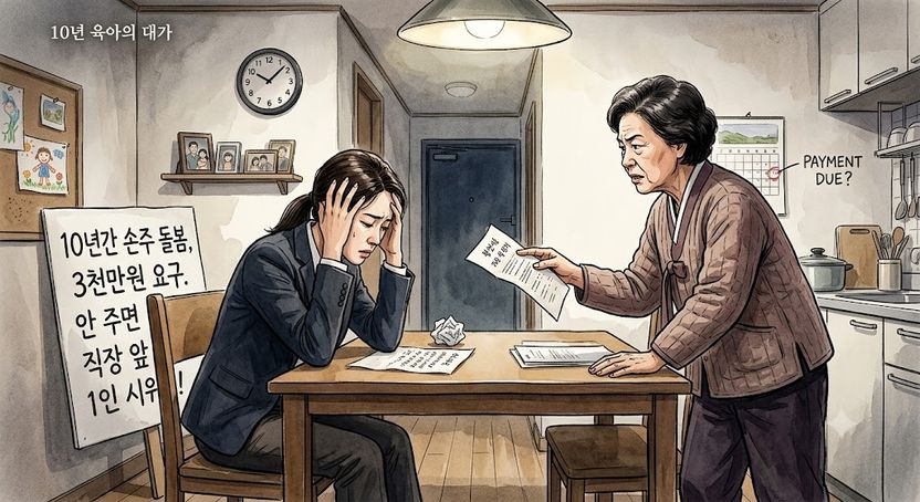 육아 도운 어머니, '가사노동비 3000만원' 요구…돈 주면 이 관계, 끝낼 수 있을까? 기사 관련이미지