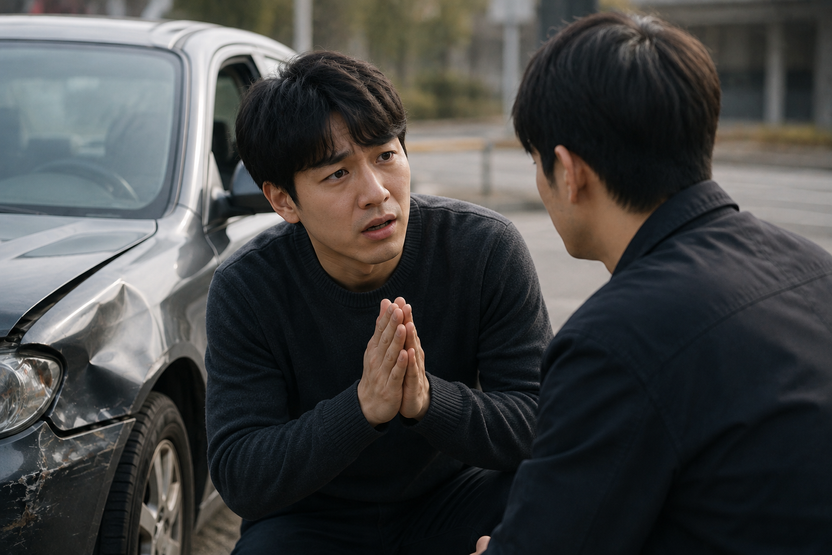 교통사고 후 친구에게 "너가 운전했다"고 말해달라 부탁하면 처벌받을까? 기사 관련이미지