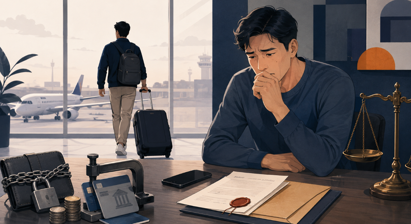 돈 안 갚고 해외 도피하려는 채무자, 출국 전에 막는 법은? 기사 관련이미지