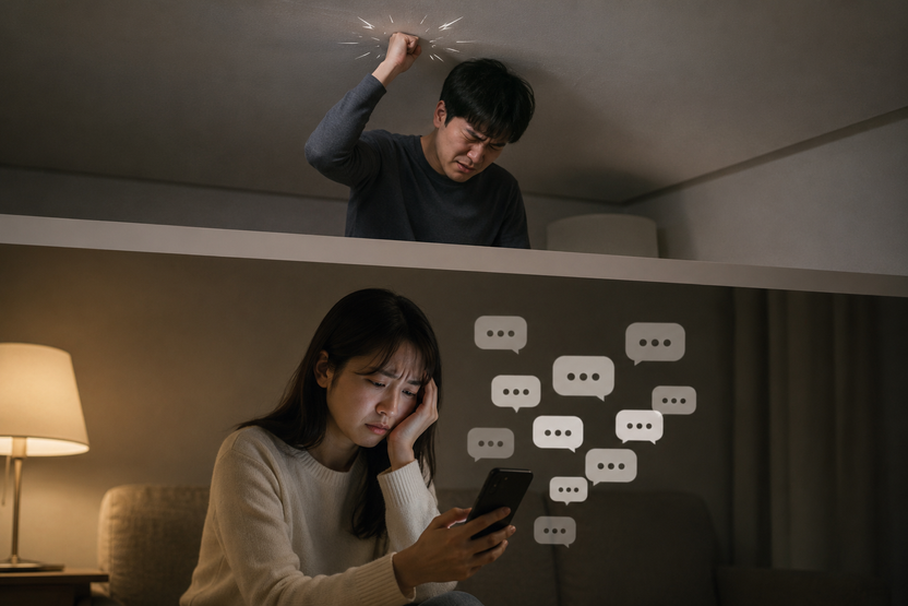 층간소음 못 참고 '효자손'으로 천장 두드렸다가⋯스토킹 전과자 됐다 기사 관련이미지