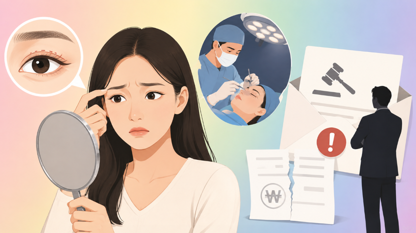 쌍꺼풀 재수술 후 '눈 안 감겨요'…부작용 후기 썼다며 고소하겠다는 병원 기사 관련이미지