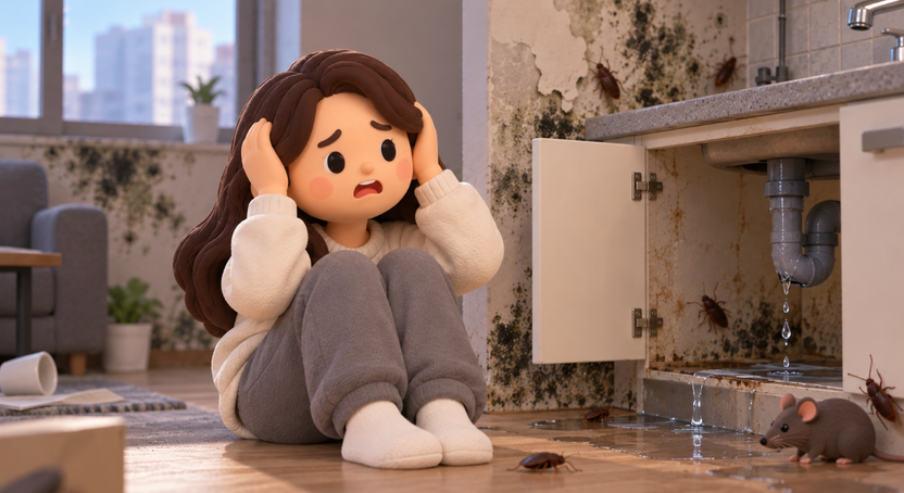 월세집 곰팡이·누수 문제까지… 수리 약속한 집주인과 계약 해지 될까 기사 관련이미지