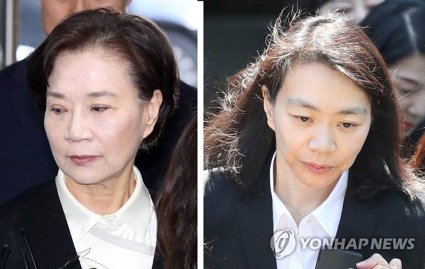 법정에 선 한진가 모녀..."우리 애기, 엄마가 미안해 " 기사 관련이미지