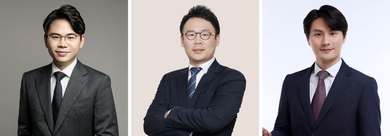 '법률사무소 명재' 이재희 변호사, '법무법인 서울' 이장우 변호사, '법률사무소 황금률' 박성현 변호사. /로톡DB