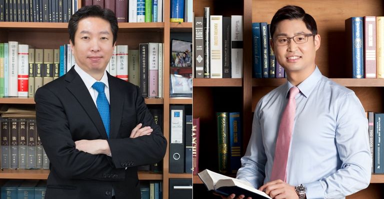 '법무법인 인화'의 방정환 변호사, '법무법인 흥인'의 장준태 변호사. /로톡DB