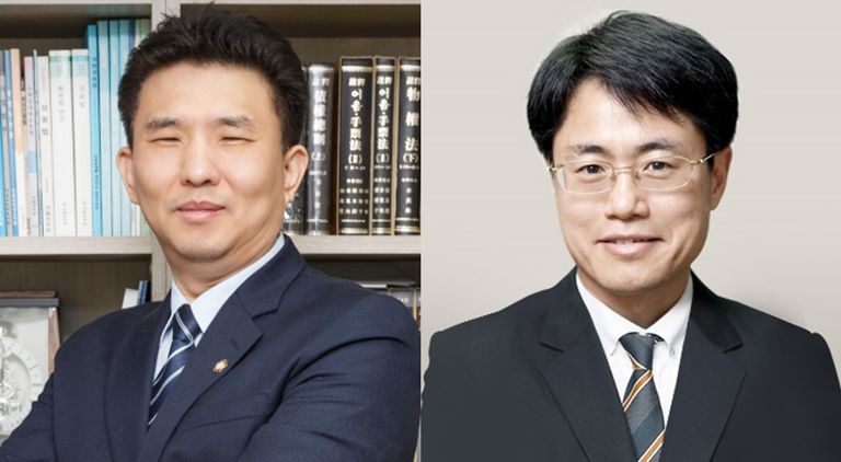 '법무법인 우성'의 정필승 변호사, '히포크라 법률사무소'의 서영현 변호사. /로톡 DB