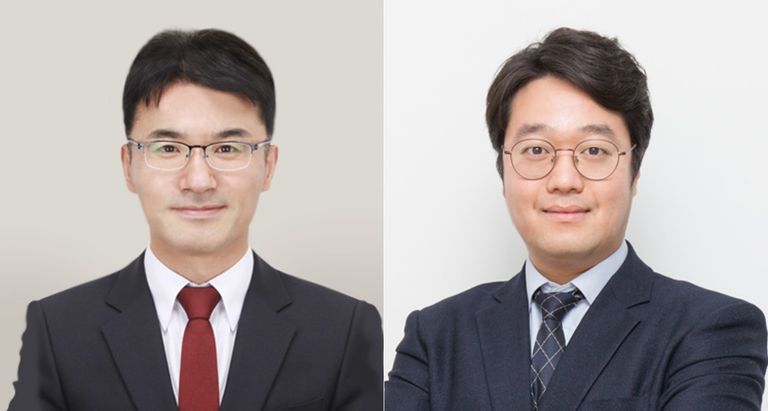 '법무법인 가족'의 고영남 변호사, '법무법인 산음'의 김준희 변호사. /로톡DB