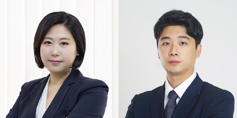 '법무법인 신효'의 오세정 변호사, '법무법인 오라클'의 박현민 변호사. /로톡DB