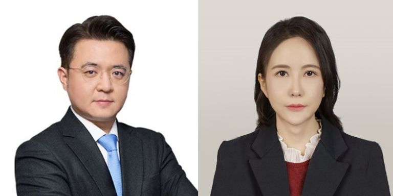 'JY 법률사무소'의 이재용 변호사, '법률사무소 휘성'의 박지윤 변호사. /로톡DB