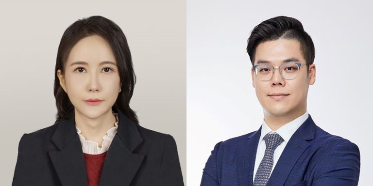 '법률사무소 휘성'의 박지윤 변호사, '법무법인 갑을'의 옥민석 변호사. /로톡DB