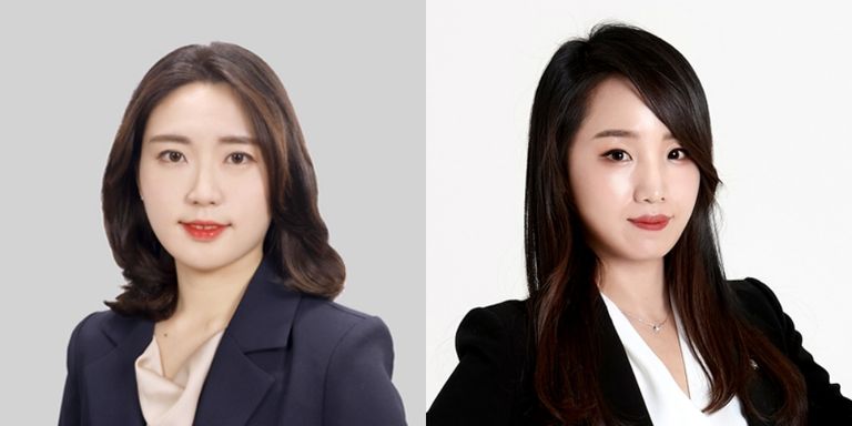 '법률사무소 사람들'의 박지애 변호사, '법무법인 숭인'의 주영글 변호사. /로톡DB