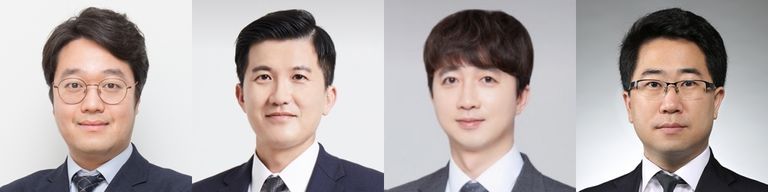 '법률사무소 산음'의 김준희 변호사, '법무법인 초석'의 김정수 변호사, '법무법인 해율'의 안성열 변호사, '법률사무소 로베리'의 박원연 변호사. /로톡DB