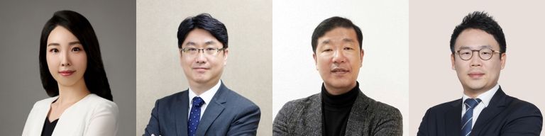'법률사무소 온길'의 최진원 변호사, '법무법인 지후'의 민태호 변호사, '24시 성범죄 케어센터'의 민경철 변호사, '법무법인 서울'의 이장우 변호사. /로톡DB