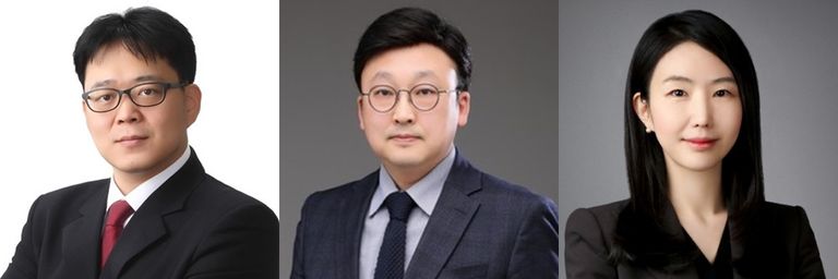 법무법인 휴텍의 김정욱 변호사, 법무법인101의 한상훈 변호사, 법무법인 태림의 김선하 변호사. /로톡 DB⋅법무법인 101 제공