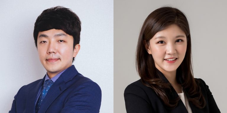 ‘법무법인 에스엘‘의 이성준 변호사, ‘법무법인(유)한별’의 강민주 변호사. /로톡DB