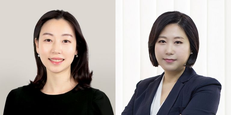 '법무법인 해자현'의 조은결 변호사, '법무법인 신효'의 오세정 변호사. /로톡DB