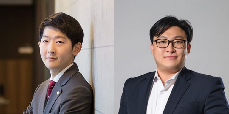 ‘법률사무소 오페스‘의 이학주 변호사, ‘법무법인 테헤란’의 이수학 변호사. /로톡DB