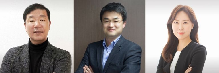 '24시 성범죄 케어센터'의 민경철 변호사, 법무법인 유스트의 송오근 변호사, 법무법인 한중의 진보라 변호사. /로톡DB